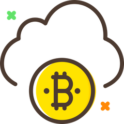 Bitcoin Cloud  Icon