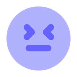 Triste Serieux Emoji Icône