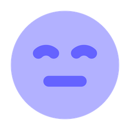 Triste Serieux Emoji Icône