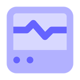 심박수 기계  아이콘