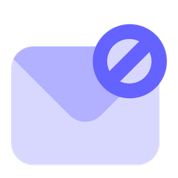 Block Mail  Icon