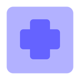 Signo de hospital  Icono