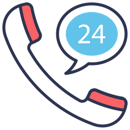 24 Hour Call Service  Icon