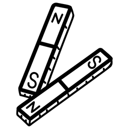 Stabmagneten  Symbol