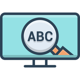 Abc Keyword  Icon