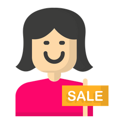 Female cashier  Icon