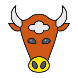 Bull Face Animal Icon