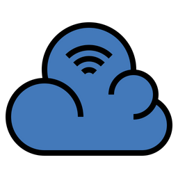 Cloud wifi  Icon