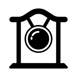 Chinesischer Gong  Symbol