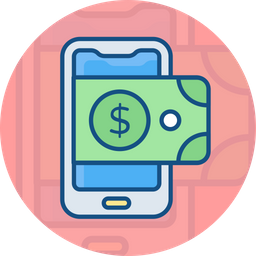 Bank Mobile Online Icon
