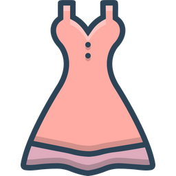 Damenkleid  Symbol