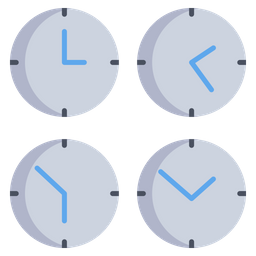 Different Country Clocks  Icon