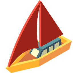 Segelboot  Symbol