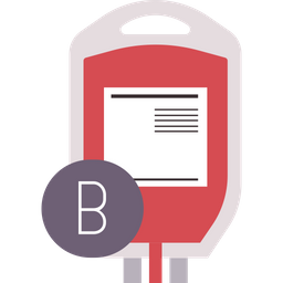 B Blood Group  Icon