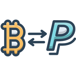 Bitcoin To Paypal  Icon