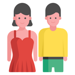 Couple Flat  Icon