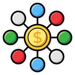 Finance Diversification  Icon