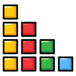 Block Chart  Icon