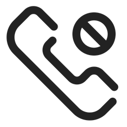 Block Call  Icon