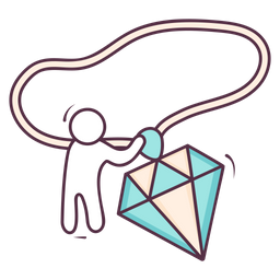 Diamond Locket  Icon