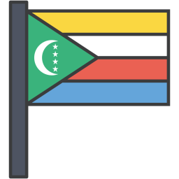 Comores Africain Pays Icône