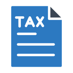 Income Tax Paper  Icon