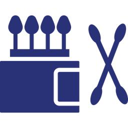 화장품 면봉  아이콘