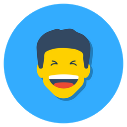 Boy Laughing  Icon