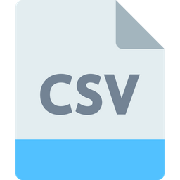 Csv File  Icon