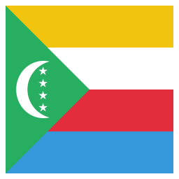 Comores National Pays Icône
