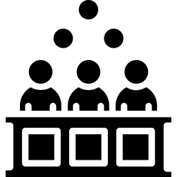 Gerichtspublikum  Symbol