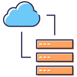 Cloud Server  Icon