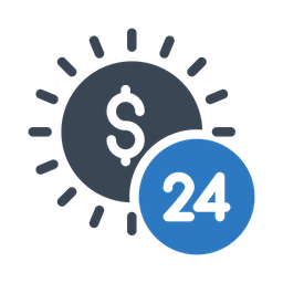 24 Hours Payment  Icon