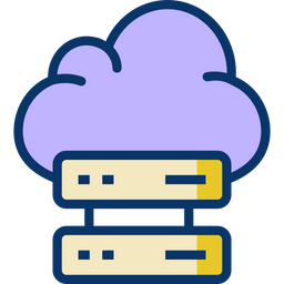 Cloud Server  Icon