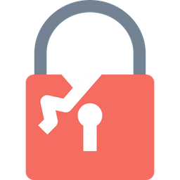 Broken Lock  Icon