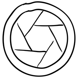 Kameraobjektiv  Symbol