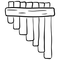 Bambusflöte  Symbol