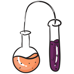 Chemisches Experiment  Symbol