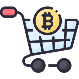 Bitcoin Cart  Icon