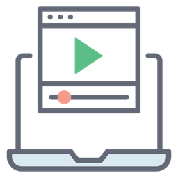 Vídeo de computadora  Icono