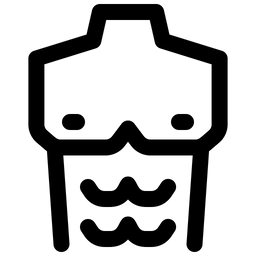 Man Chest Stomach Icon