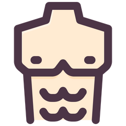Man Chest Stomach Icon