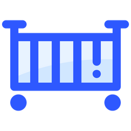 아기 침대  아이콘