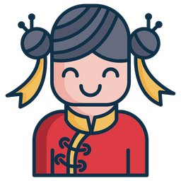 Chinese Girl  Icon