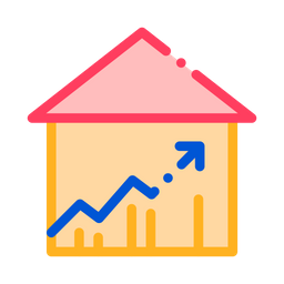 Real Estate Graph  Icon