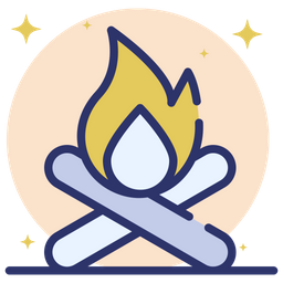 Lagerfeuer  Symbol