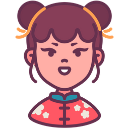 Chinese Girl  Icon