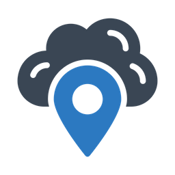 Cloud Location  Icon