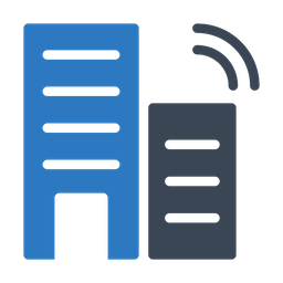 Building Wifi  Icon