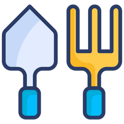 Fork And Trowel  Icon